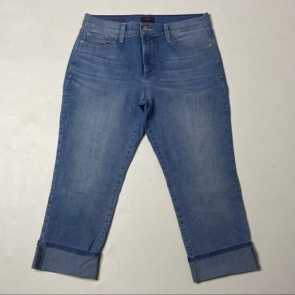 NYDJ Not Your Daughter’s Jeans | Dayla Wide Cuff Capri - Picture 1 of 7